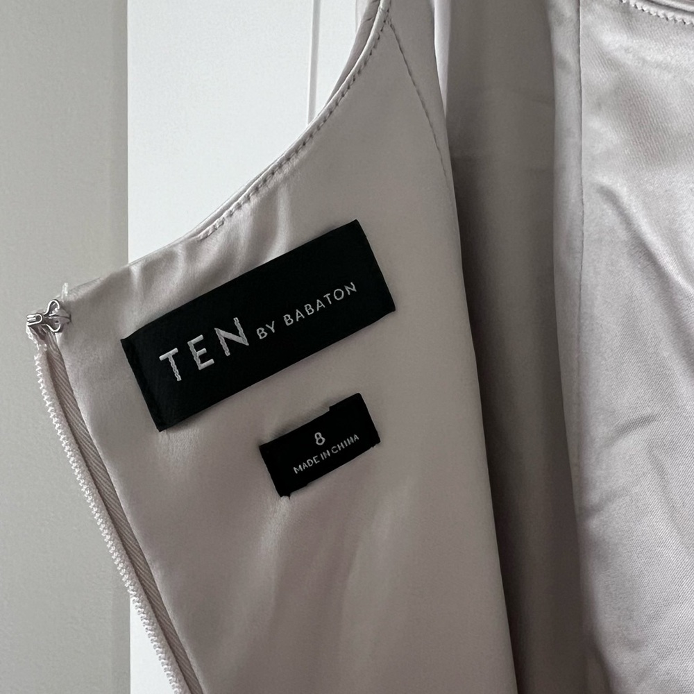 Aritzia TEN by Babaton Premiere Dress in Birch Color Size 8 - Picture 11 of 16